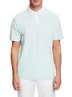 Koszule męskie - ESPRIT Collection Męska koszula polo 023EO2K303, 390/LIGHT Aqua Green, standardowa, 390/Light Aqua Green, XL - miniaturka - grafika 1