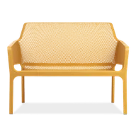 Pozostałe meble ogrodowe - Nardi Ławka ogrodowa Net musztardowa 40338.56.000 - miniaturka - grafika 1