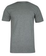 Koszulki męskie - T-shirt Popielaty, 100% BAWEŁNA, U-neck, bez Nadruku, Męski, Krótki Rękaw -PAKO JEANS - Pako Jeans - miniaturka - grafika 1