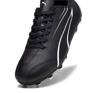 PUMA Vitoria Fg/Ag Jr Unisex dziecięce buty piłkarskie, Czarna puma, biała puma, 33 EU - Piłka nożna - miniaturka - grafika 1