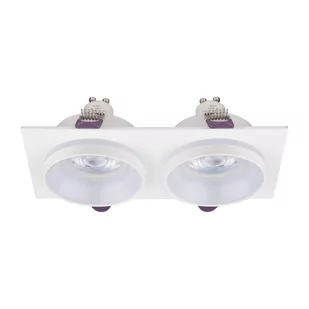 Wpustowa oprawa podtynkowa na 2 żarówki TK 6924 z serii JET WHITE - Lampy sufitowe - miniaturka - grafika 1