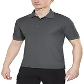 Koszulki męskie - Fjällräven dla mężczyzn crowley Pique Polo, szary, large - miniaturka - grafika 1