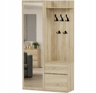 Garderoba szafa lustro wieszak szafka na buty sonoma V-5 Producent - Meble do przedpokoju - miniaturka - grafika 1