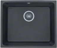 Zlewozmywaki - Zlewozmywak granitowy Kernau KGS U 60 1B Graphite - miniaturka - grafika 1