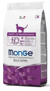 Monge Cat Adult 1,5Kg - Mokra karma dla kotów - miniaturka - grafika 1