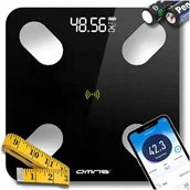 Wagi łazienkowe - Waga łazienkowa elektroniczna analityczna dokładna z bluetooth do 200kg - miniaturka - grafika 1