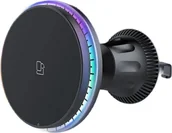 Uchwyty samochodowe do telefonów - Pawonik BEZPRZEWODOWY UCHWYT SAMOCHODOWY KOLORY RGB Z MAGNESEM MAGSAFE IPHONE 14 13 - miniaturka - grafika 1