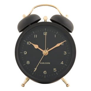 Budzik ø 10 cm Classic Twin Bell – Karlsson - Zegary - miniaturka - grafika 1