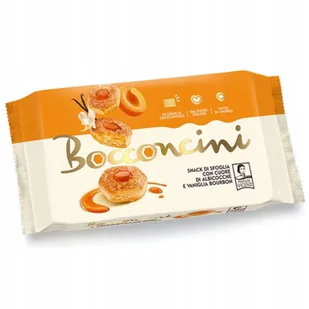 Ciastka z nadzieniem morelowym Bocconcini Albicocca 90g - Matilde Vincenzi - Ciastka - miniaturka - grafika 1