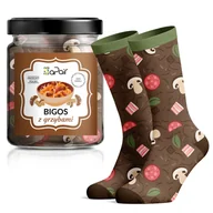 Skarpetki męskie - Skarpety damskie / męskie w słoiku na prezent bigos-39-42 - miniaturka - grafika 1