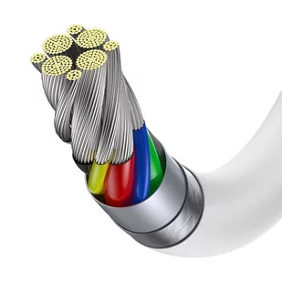 Baseus Superior kabel przewód USB Typ C - USB Typ C szybkie ładowanie Quick Charge / Power Delivery / FCP 100W 5A 20V 2m biały (CATYS-C02) - Kable USB - miniaturka - grafika 4