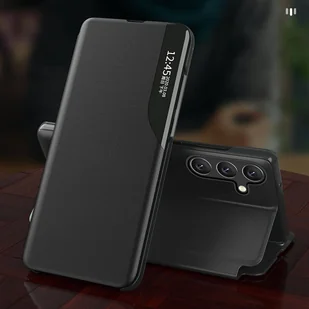 Eco Leather View Case etui Samsung Galaxy A54 5G z klapką podstawka niebieskie - Etui i futerały do telefonów - miniaturka - grafika 9