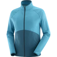 Bluzy sportowe damskie - BLUZA SALOMON ESSENTIAL WARM FZ MID M C22275 - miniaturka - grafika 1