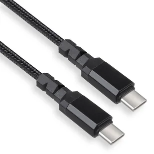 Kabel 2 x USB-C 15W Maclean MCE494 wspierający QC 3.0 przesył danych 3A czarny dł. 2m - Kable USB - miniaturka - grafika 1