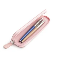 Zestawy piśmiennicze - Zestaw prezentowy długopis Parker Jotter Originals Niebieski i Beżowy z różowym etui - miniaturka - grafika 1