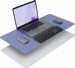 MATA NA BIURKO PODKŁADKA POD MYSZ GRANAT 80x40cm - Podkładki pod mysz - miniaturka - grafika 1