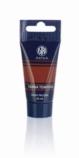 Farba tempera Artea 20 ml - siena palona - Farby i media malarskie - miniaturka - grafika 1