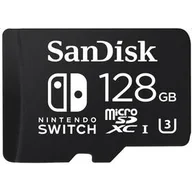 Karty pamięci - Karta pamięci SanDisk Micro SDXC 128GB UHS-I U3 (V30) pro Nintendo Switch (100R/90W) (SDSQXAO-128G-GN6ZA) - miniaturka - grafika 1