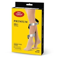 Bielizna lecznicza - PANI TERESA Rajstopy medyczne uciskowe ciążowe PREMIUM, rozmiar IV, CCL 1 czarny -> Wysyłka w 24h już za 3,99zł! [Odbiór w Żabce] - miniaturka - grafika 1