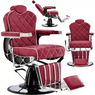 Fotele fryzjerskie - Fotel fryzjerski barberski hydrauliczny do salonu fryzjerskiego barber shop Notus Barberking w 24H - miniaturka - grafika 1