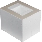 Kanały kablowe - Hager polo tehalit.UK System szalunkowy element VE09 200x253mm wys 200mm styropian SEVE09200 SEVE09200 - miniaturka - grafika 1