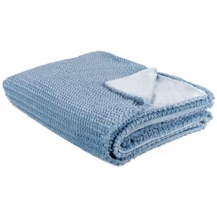 Koc 150 x 200 cm niebieski BJAS - Koce - miniaturka - grafika 1