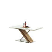 Stoły - Stół 160 x 90 x 76 Nexus Halmar Ekstra Biały, Dąb Sonoma - miniaturka - grafika 1