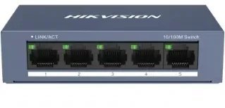 Switch Hikvision Hikvision Pro Series DS-3E0105-O łącza sieciowe Nie zarządzany Fast Ethernet 10/100 Szary