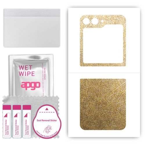 folia naklejka skórka strukturalna na TYŁ do Samsung Galaxy Z Flip5 Retro - Tkanina Włókno - apgo SKINS