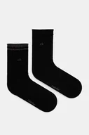 Skarpetki damskie - Calvin Klein skarpetki 4-pack damskie kolor czarny 701229442 - miniaturka - grafika 1