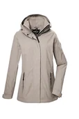 Kurtki damskie - G.I.G.A. DX Damska kurtka funkcyjna wodoszczelna/kurtka outdoorowa z odpinanym kapturem GS 53 WMN JCKT, jasno-piaskowa, 46, 42839-000 - miniaturka - grafika 1