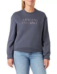 Armani Exchange Damska bluza polarowa z logo, Racing, M - Bluzy damskie - miniaturka - grafika 1