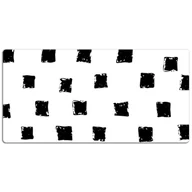 Podkładki na biurko - Podkładka na całe biurko Malowane geometryczne kwadraty 120x60 cm - miniaturka - grafika 1