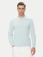 Swetry męskie - Calvin Klein Sweter LV040BM343 Niebieski Regular Fit - miniaturka - grafika 1