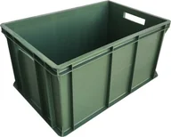 Pojemniki przemysłowe - Artech Pojemnik transportowy EURO 300 regranulat wym. 600 x 400 x 300 mm szary - miniaturka - grafika 1