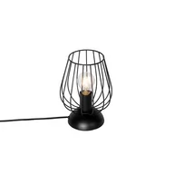 Lampy stojące - QAZQA Nowoczesna lampa stołowa czarna - Palica - miniaturka - grafika 1