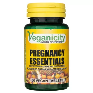 Veganicity Pregnancy Essentials, Suplement Diety, 60 tab. - Witaminy i minerały - miniaturka - grafika 1