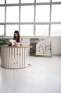 3w1 DUŻY bujak montessori + DUŻA zjeżdżalnia DRABINKA + blat - Skoczki dla dzieci - miniaturka - grafika 1