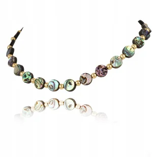 CHOKER Z MUSZLĄ ABALONE (C22/VIP/79AU) - Naszyjniki - miniaturka - grafika 1