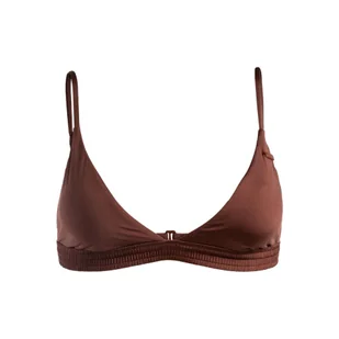 Trójkątny stanik bikini dla Kobiety SILKY ISLAND Brązowy - Stroje kąpielowe - miniaturka - grafika 1