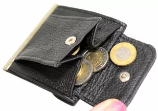 Banknotówka ELKOR (PL) Skóra Naturalna Z Zewnętrzną Kieszonką Na Bilon 71K - Gadżety dla niej i dla niego - miniaturka - grafika 1