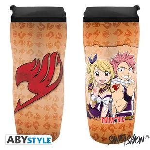 Kubek Podróżny Fairy Tail Lucy Natsu Emblem - Kubki - miniaturka - grafika 1