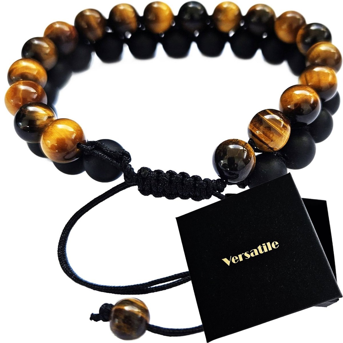 Regulowana 18-25cm bransoletka tiger eye Versatile