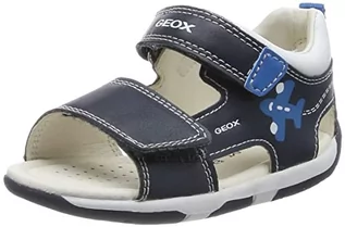 Buty dla chłopców - Geox Niemowlęta B TAPUZ Boy Sandal, Navy/LT Blue, 20 EU, Navy Lt Blue, 20 EU - grafika 1