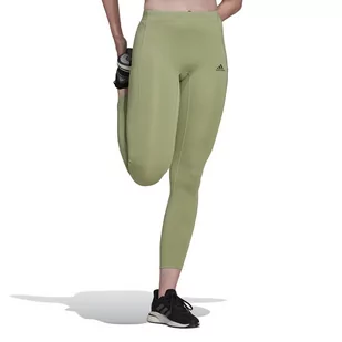 Legginsy adidas Fastimpact Running 7/8 HD7056 - zielone - Adidas - Spodnie sportowe damskie - miniaturka - grafika 1