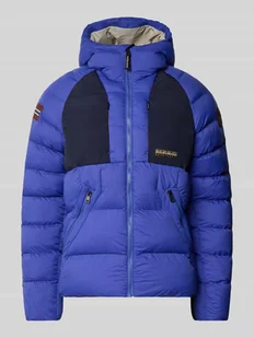 Kurtka pikowana o kroju regular fit z naszywką z logo model ‘MOESA’ - Kurtki męskie - miniaturka - grafika 1