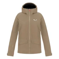 Kurtki damskie - Salewa Puez Gore-Tex® 2L kurtka damska, brązowa, S - miniaturka - grafika 1