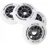 Akcesoria do skatingu - Nils EXTREME PU 80x24 82A BIAŁE MATOWE KÓŁKA (4 szt.) EXTREME - miniaturka - grafika 1