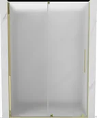 Ścianki i drzwi prysznicowe - Mexen Velar drzwi prysznicowe rozsuwane 150 cm, szron, złote - 871-150-000-31-50 - miniaturka - grafika 1