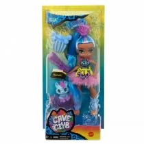 Mattel CAVE CLUB Lalka Tella + zwierzątko Hunch GNL86 - Lalki dla dziewczynek - miniaturka - grafika 1